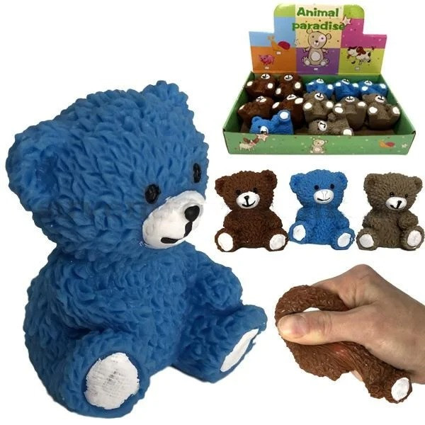 Антистрес ручна іграшка Ведмедик 12 шт, фото 1