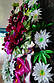 Вінок траурний з штучних квітів (Прикрашений Хвиля  №3), розміри 175*90, доставка по Україні., фото 7