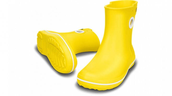 Сапоги резиновые женские короткие с кружочком Crocs Women's