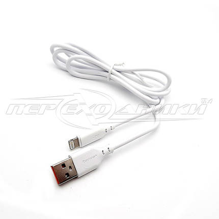 Кабель USB to Lightning (добра якість), 1 м, білий, фото 2