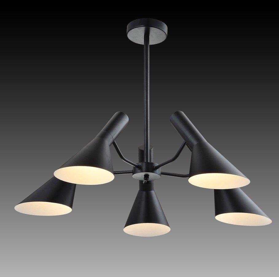 Люстра підвісна чорна SLAVIA OK019/5 (B)