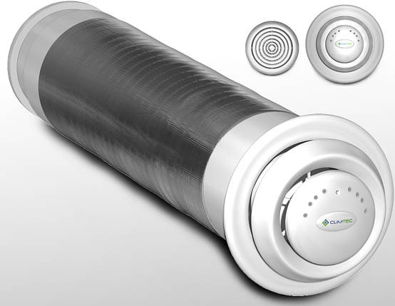 Рекуператор Climtec РД-200+ СТАНДАРТ (4 режими швидкості, пульт управління), фото 2