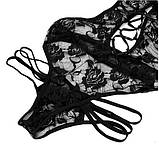 Боді чорне мереживне, фото 2