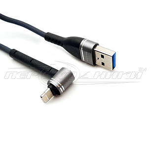 Преміумкабель USB to Lightning, кутовий — підставка, 1 м, фото 1