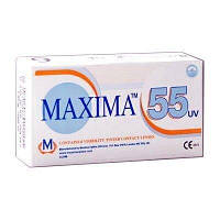 Контактные Линзы "Maxima 55 UV" Англия ( 1 мес.) - 6 шт.