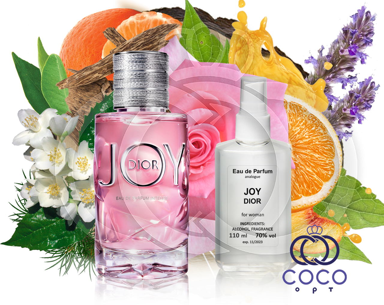 Жіноча парфумована вода Joy 110 Ml ОАЕ в пластиковій пляшці, фото 1