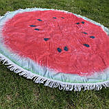 Пляжний килимок рушник. Кавун Розмір 150*150 см., фото 2