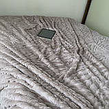 Покривало Шиншила. Колір - Капучіно. Розмір Євро, фото 2