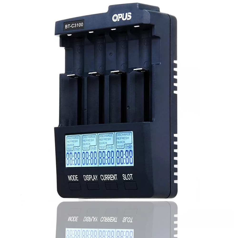 Зарядний пристрій Opus BT-C3100 v2.2 Original (AAA, AA, 18650, 20700, 21700)