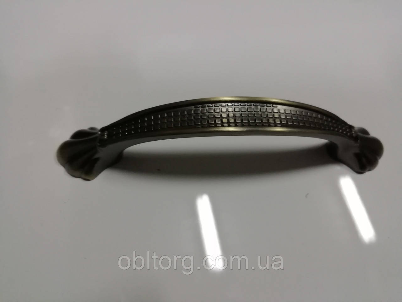 Ручка меблева скоба GIFF 8/176/96 антична бронза, фото 1