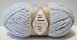 Нитки пряжа для в'язання велюрова плюшева SOFTY PLUS Софті Плюс № 500 - світлий сірий