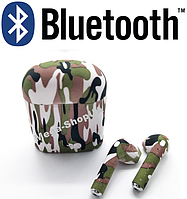 Бездротові навушники та гарнітура Bluetooth блютуз i7S TWS камуфляж J5 для телефону, смартфона