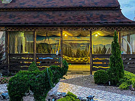 Фотосітка для декору альтанок