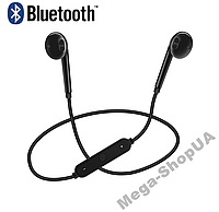 Беспроводные Наушники и Гарнитура Bluetooth МC-6 Черные Наушники Блютуз Блютус для спорта, телефона, смартфона