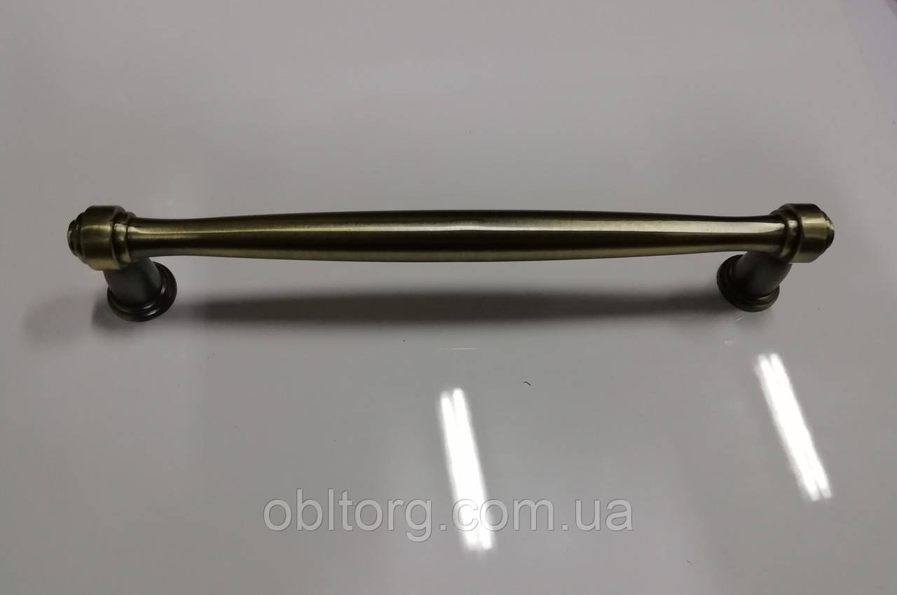 Ручка меблева релінг GIFF 8 /162/160 антична бронза, фото 1