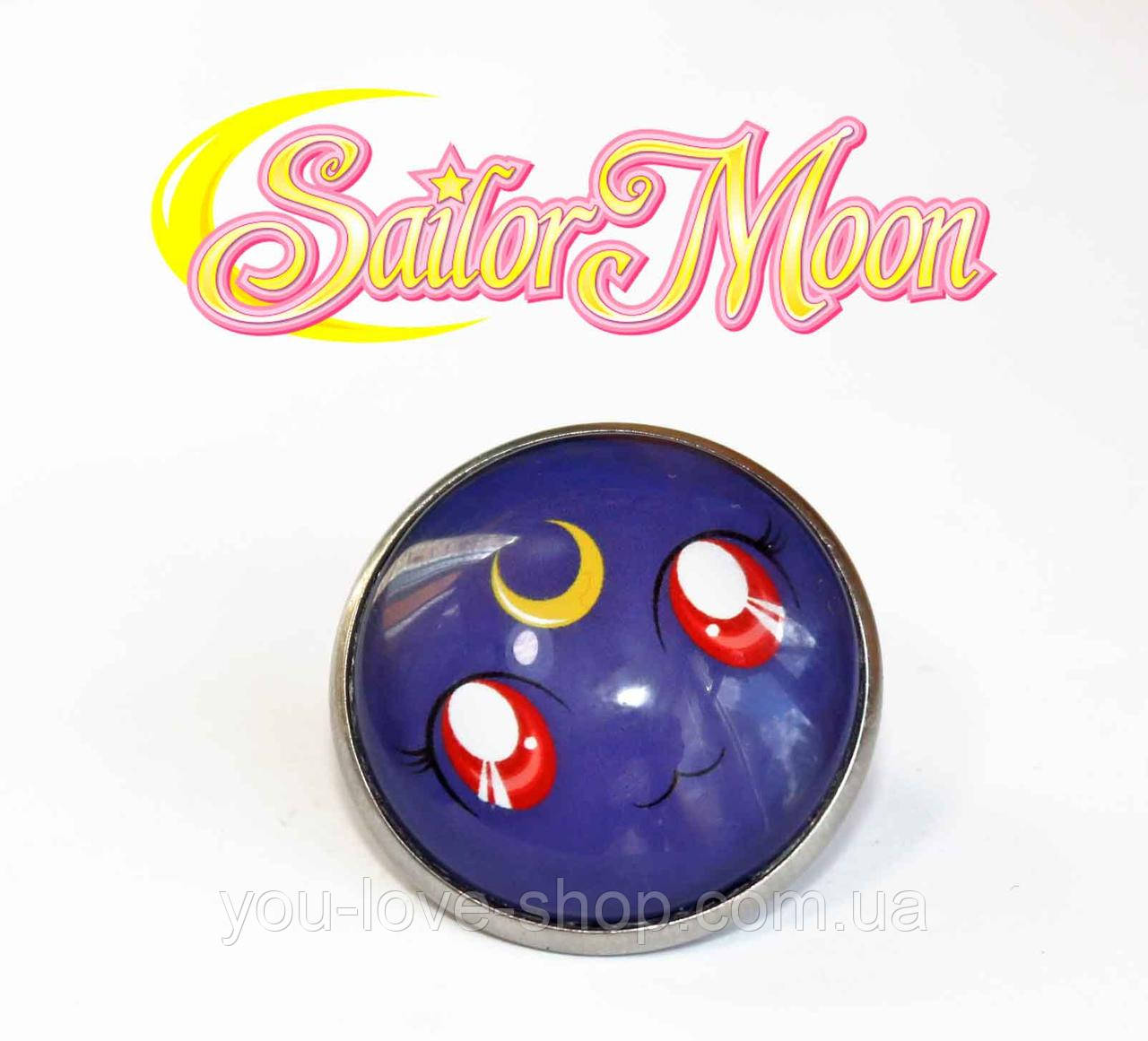 Значок з очима кішки Місяця Сейлор Мун / Sailor Moon, фото 1