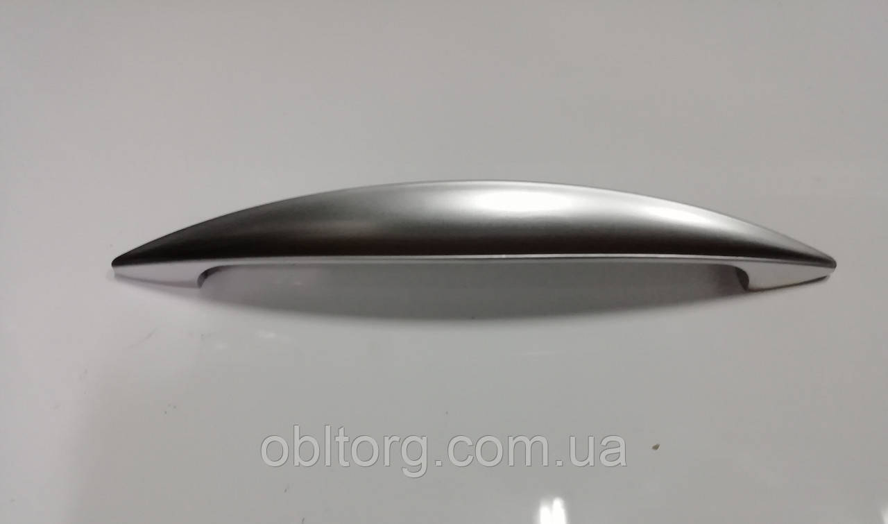 Ручка меблева скоба GIFF2/106 Матовий хром 128, фото 1