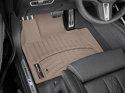 Килими гумові WeatherTech BMW X5 2019+ передні бежеві