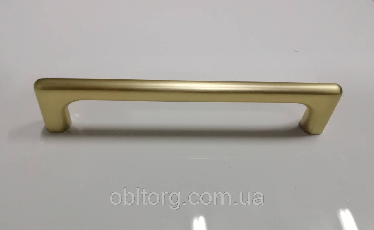 Ручка меблева релінг GIFF 4/101/128 матовое золото, фото 1