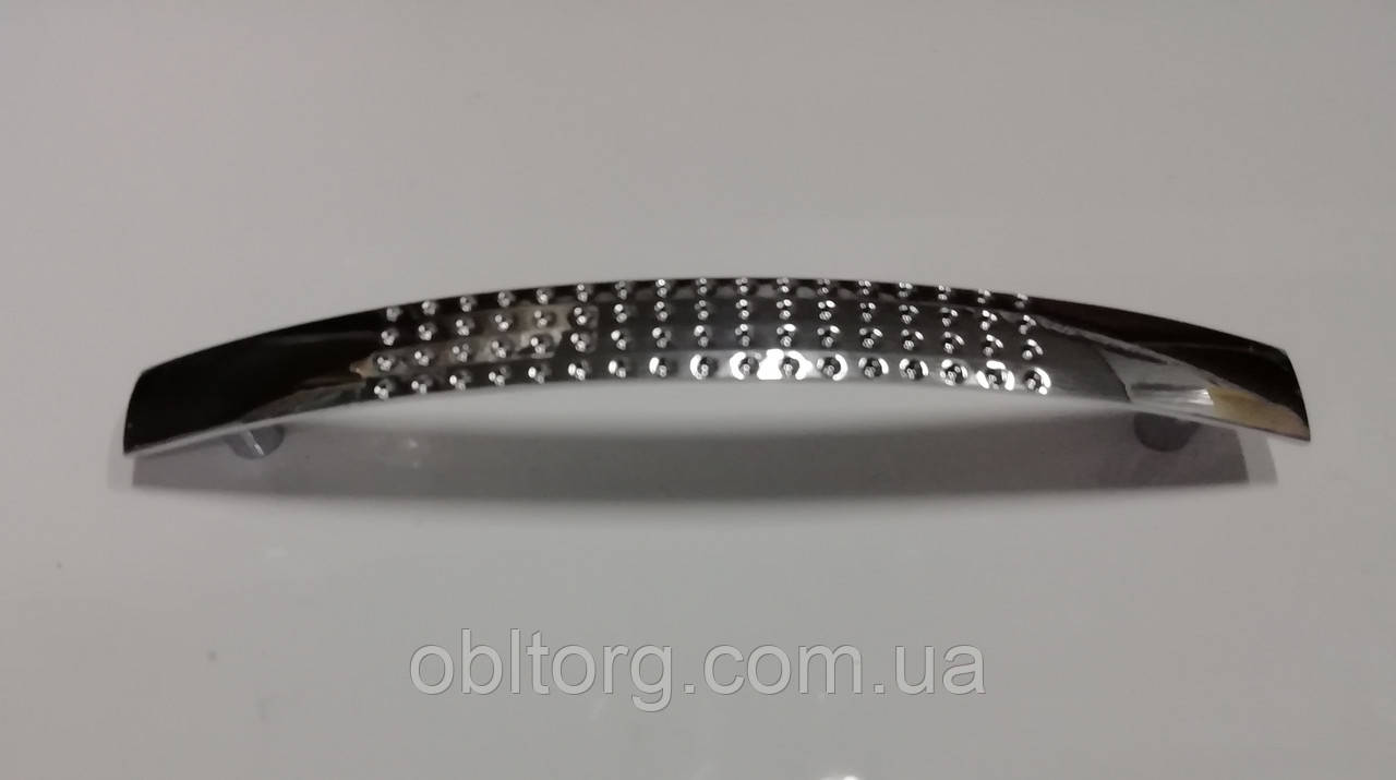 Ручка меблева скоба ALVA 1/004 хром 96, фото 1