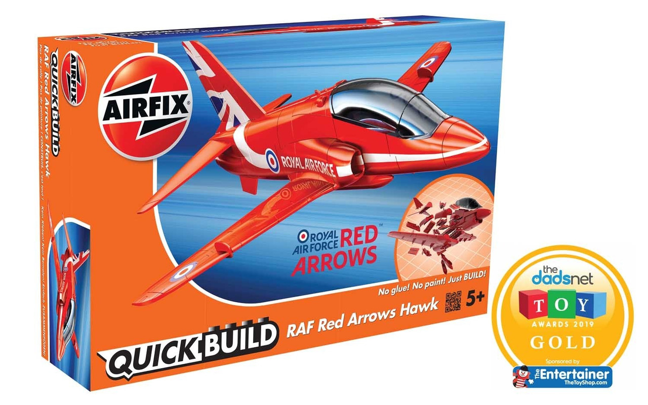 RAF Red Arrows Hawk. Збірна модель літака (збірка без клею). 1/72 AIRFIX J6018