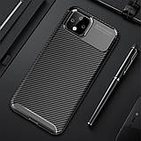 IPaky Google Pixel 4 Carbon Series Black Чохол Накладка Бампер, фото 4
