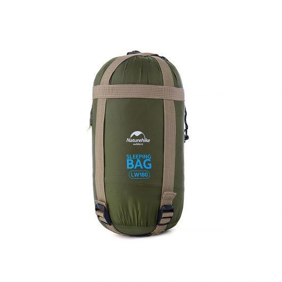 Спальный мешок Naturehike Ultra light LW 180 NH15S00 +15°C +9°C. Зеленый.