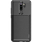 IPaky Xiaomi redmi Note 8 Pro Carbon Series Black Чохол Накладка Бампер, фото 2
