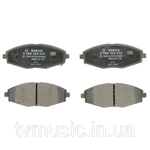 Гальмівні колодки Bosch 0 986 424 512