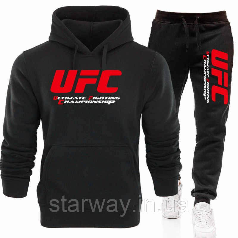 Спортивний трикотажний костюм з капюшоном | ufc