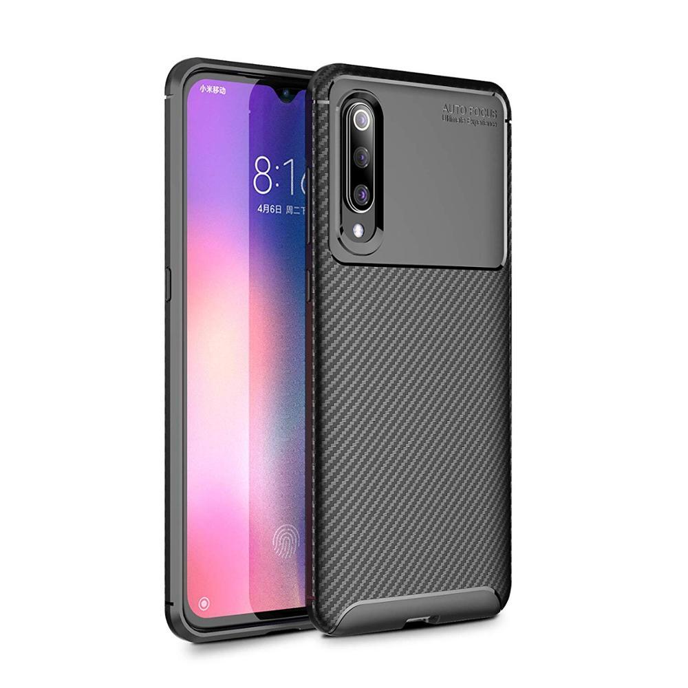 IPaky Xiaomi Mi CC9e/ Mi A3 Carbon Series Black Чохол Накладка Бампер