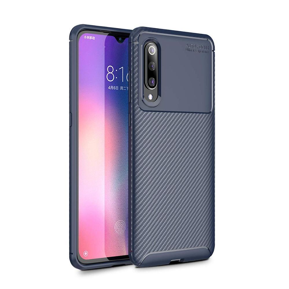 IPaky Xiaomi Mi CC9e/ Mi A3 Carbon Series Blue Чохол Накладка Бампер