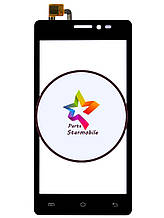 Сенсор (Тачскрін) для Prestigio 3505 MultiPhone Wize D3 Duo (Чорний) Оригінал