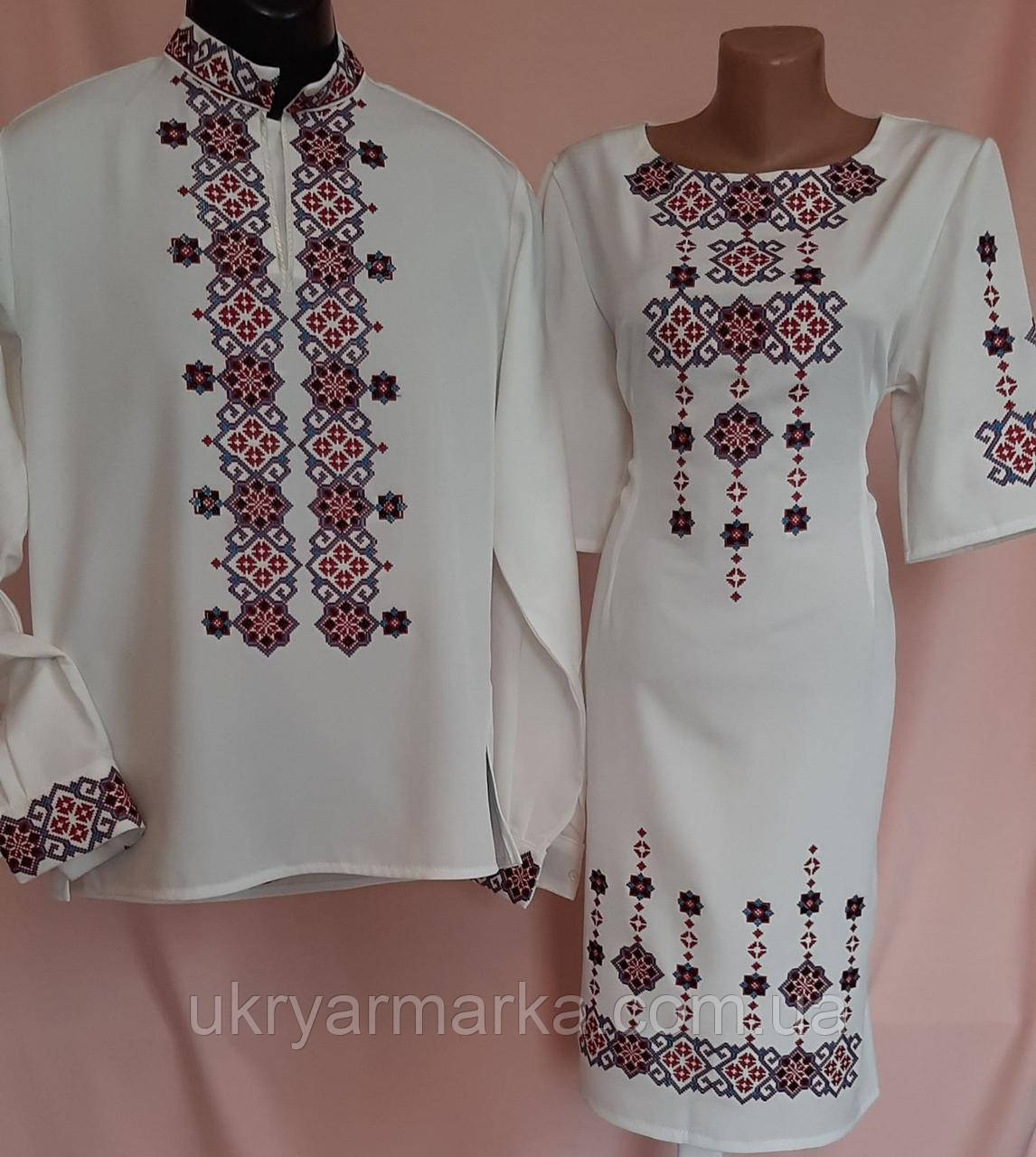 Вишита парна вишиванка "Голуби"