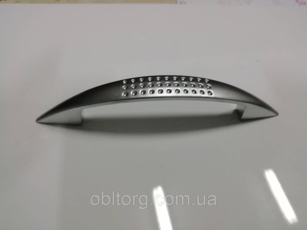 Ручка меблева скоба GIFF UN8808 матовий хром 96, фото 1