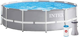 Каркасний басейн Intex 26716 PRISM FRAME POOL з насос-фільтром (366 x 99 см), 8503 л