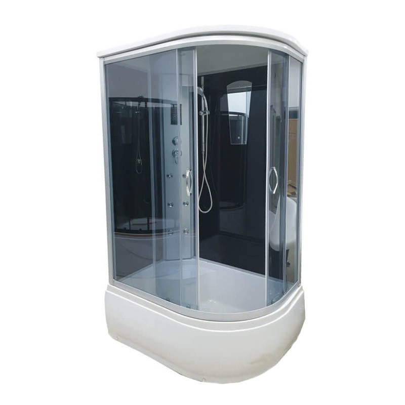 Душовий бокс AKL 120P (GR) L 120х80х220 з електронікою