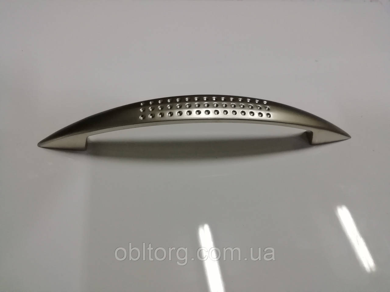 Ручка меблева скоба GIFF UN8808/128 матовий хром, фото 1