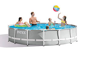 Каркасний басейн Intex 26724 PRISM FRAME POOL з насос-фільтром (457 x 107 см), 14614 л