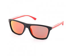 Поляризаційні окуляри Lucky John 02 (полікарбонат, лінзи димчасті + Mirror red)