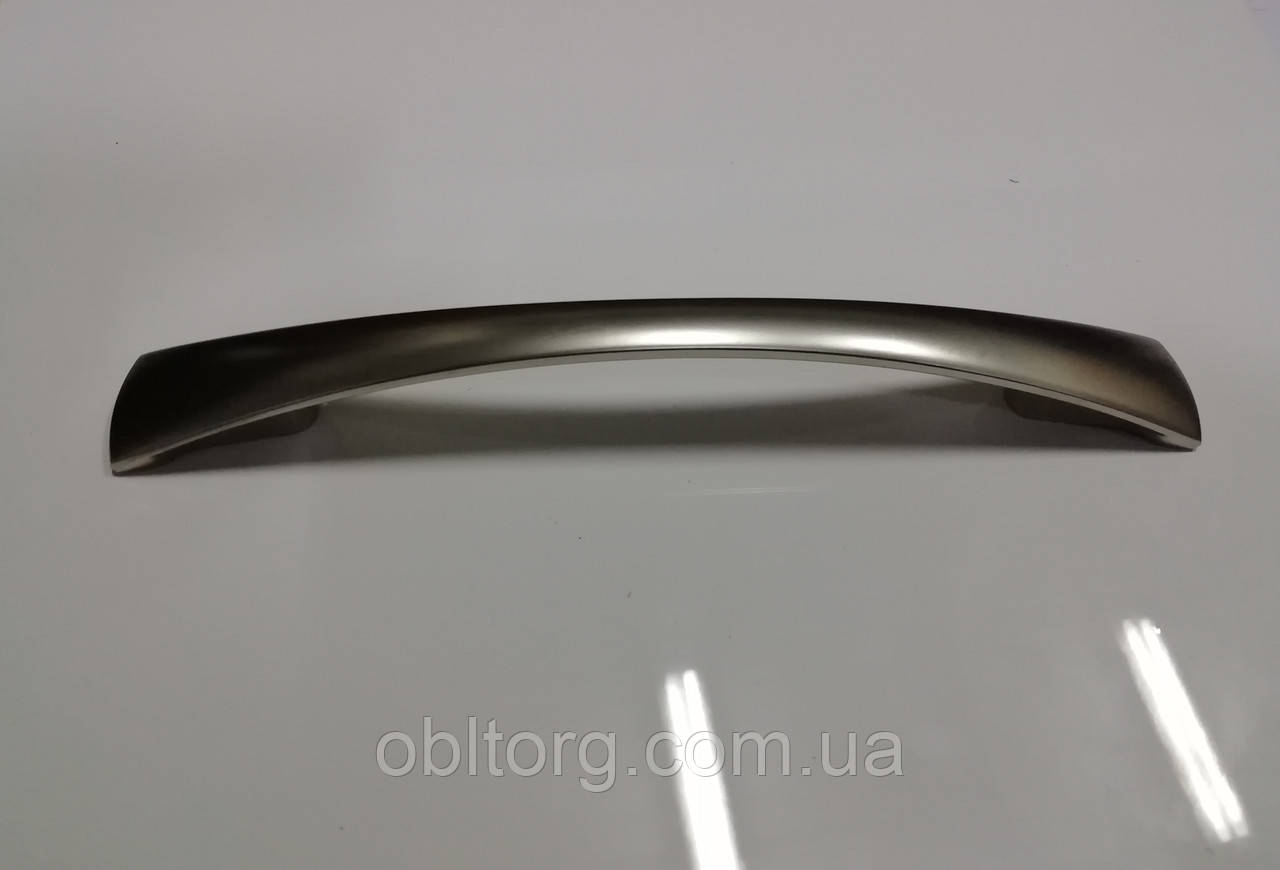 Ручка меблева скоба GIFF UN9008/128 матовий хром, фото 1