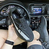 Кросівки Adidas Yeezy Boost 350 V2 Black White Line, кросівки адідас ізі буст 350 в2, фото 2