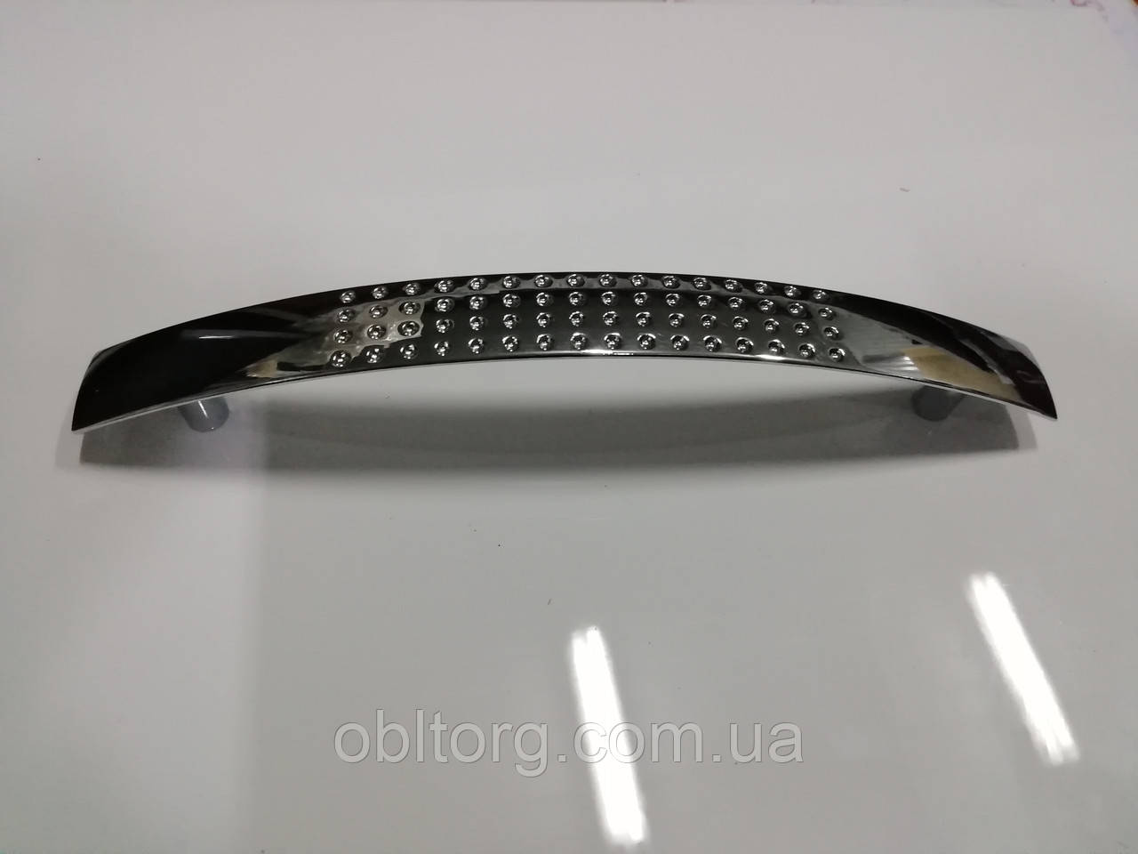 Ручка меблева скоба GIFF UN8704/128 хром, фото 1