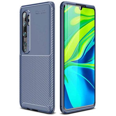 IPaky Xiaomi Mi Note 10/ Note 10 Pro/ Mi CC9 Pro Carbon Series Blue Чохол Накладка Бампер