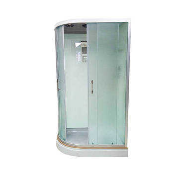 Душовий бокс AKL 120P-T (XL) R 120х80х220 з електронікою, фото 1