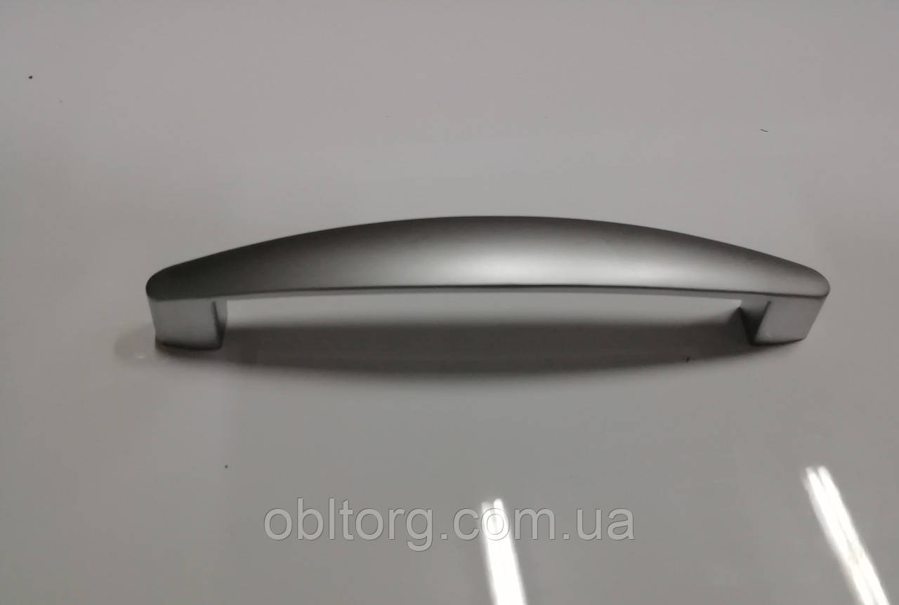 Ручка меблева скоба GIFF UN17 матовий хром 128, фото 1