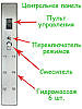 Душовий бокс Atlantis AKL 50P-T (GR) 90х90х220, фото 8