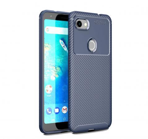 IPaky Google Pixel 3a XL Carbon Series Blue Чохол Накладка Бампер