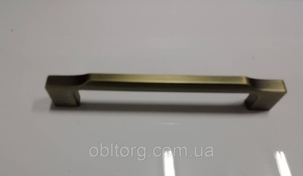 Ручка скоба GIFF 4/102/128 браш антична бронза, фото 1