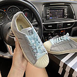 Жіночі кросівки Adidas Superstar Grey, жіночі кросівки адідас суперстар, фото 2